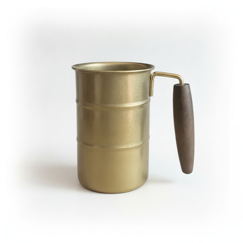 Stainless steel camping mug - stainless,