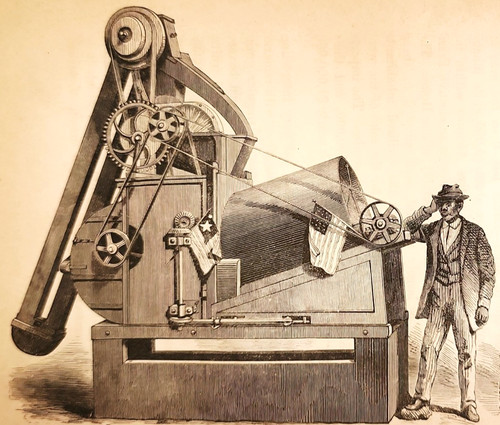1876 liberian coffee huller - coffee,