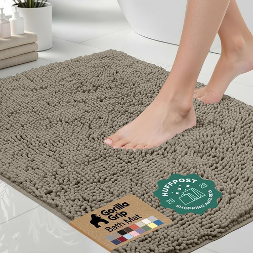 Gorilla grip bath rug - gorilla,